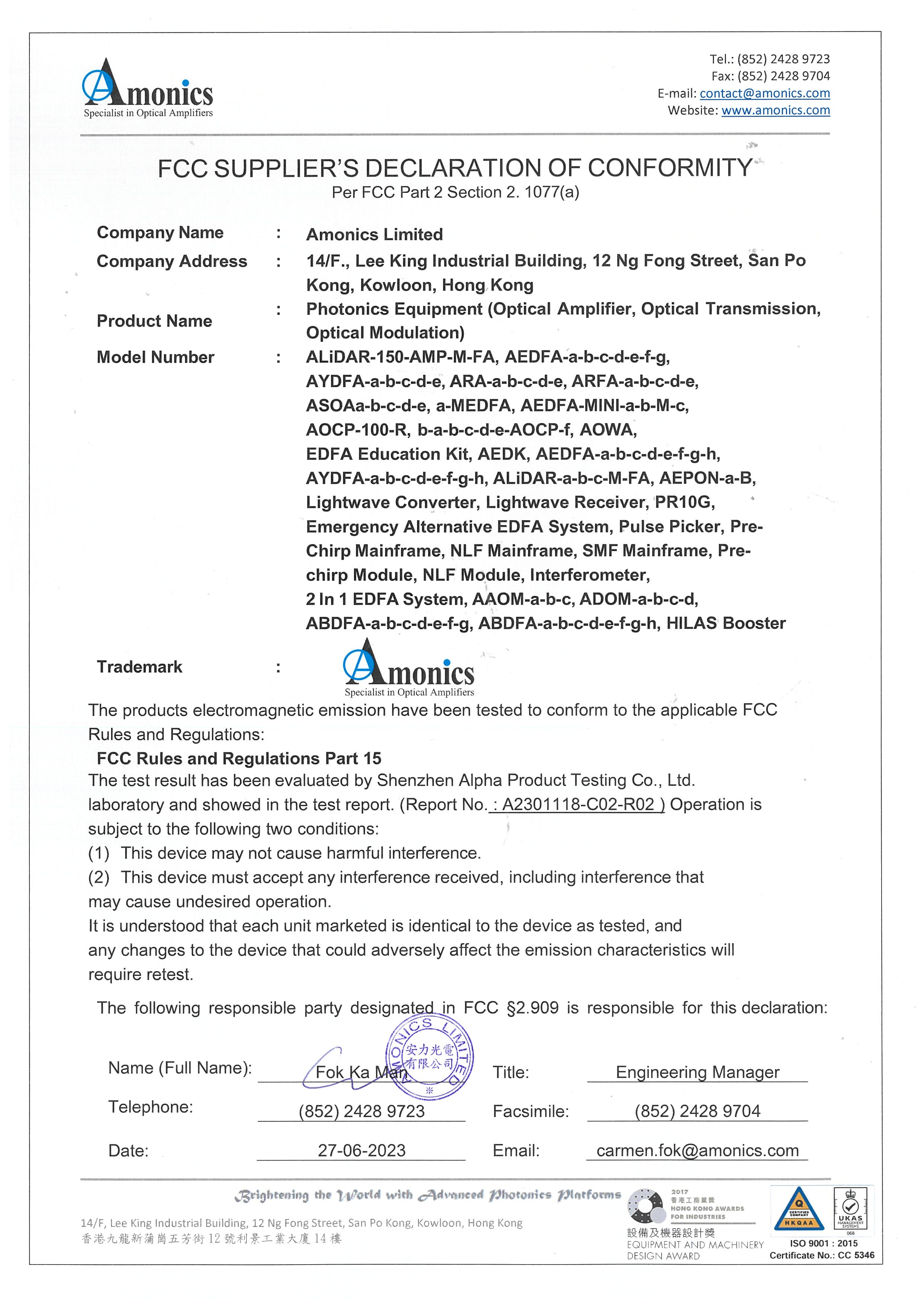 A2301118-C02-R02-AMP-FCC-SDOC_amonics_sign