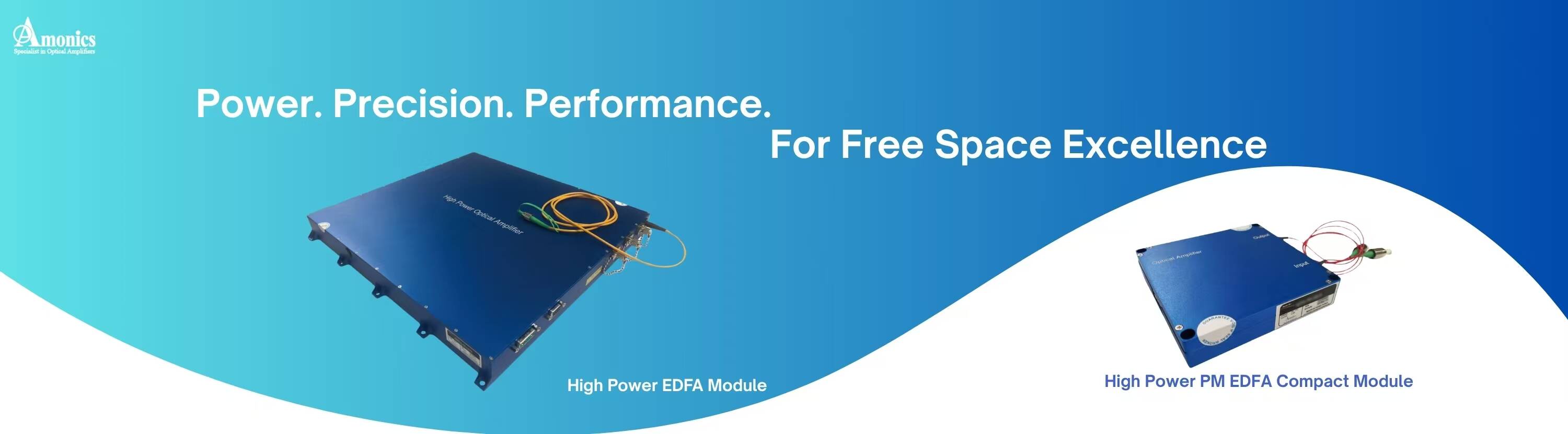 High Power EDFA for Free Space Communication Application